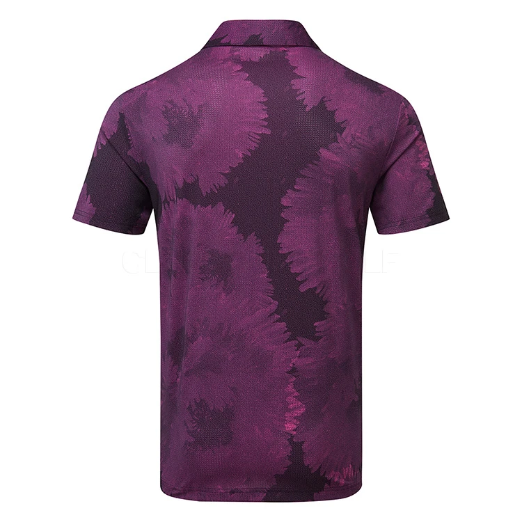 Adidas Flower Mesh Golf Polo Shirt - Image 3