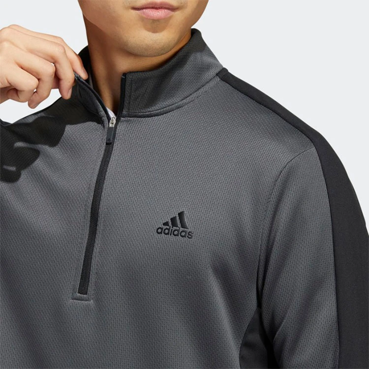 Adidas Colour Block 1/4 Zip Golf Sweater - Image 5